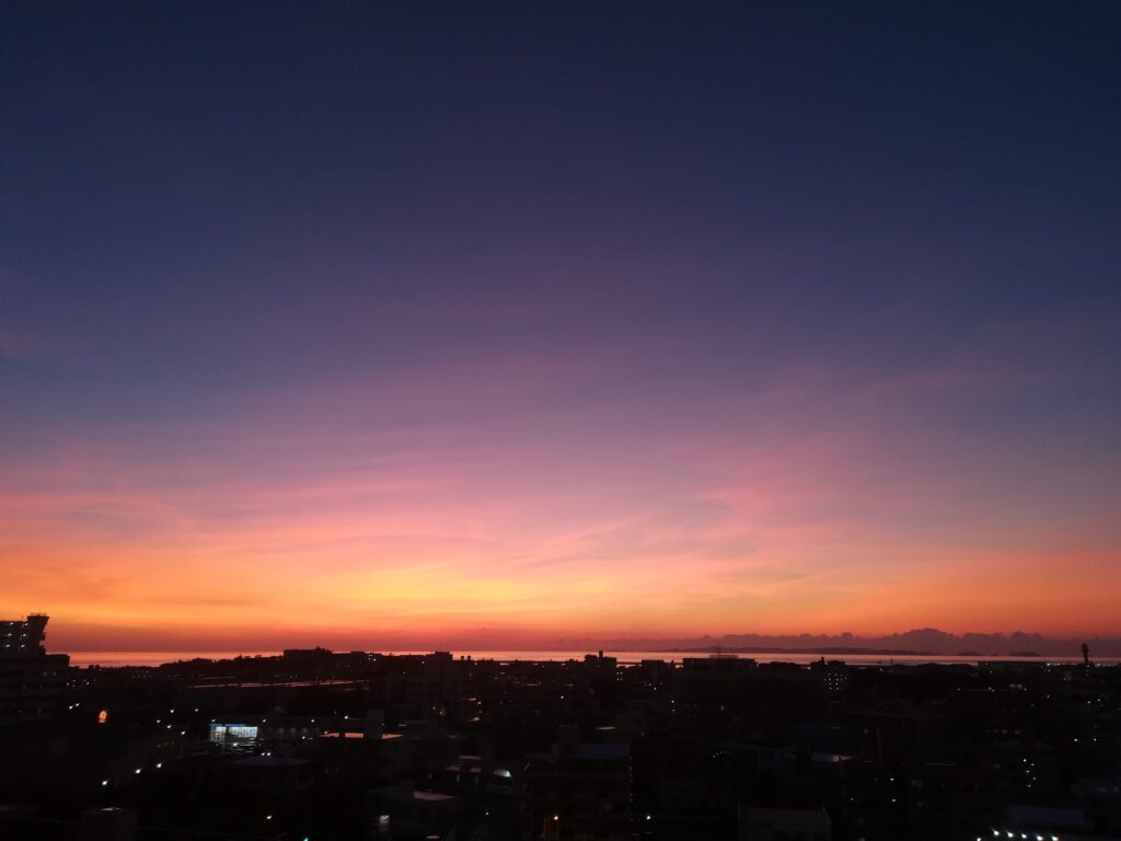 Magic Hour, Sunset of one day - Okinawa, 夕暮れのマジックアワー沖縄